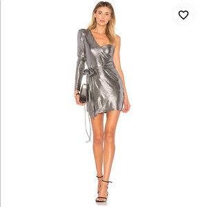 NBD Aoki Dress in Silver